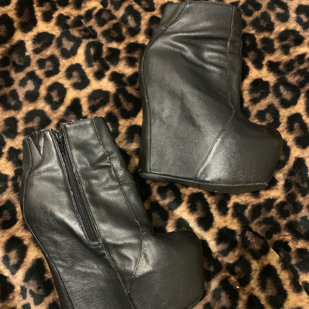 Jeffery Campbell Pixie 2 Wedge Boot